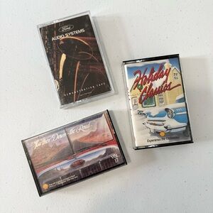 Set of 3 Vintage Cassette Tapes - Ford and Shell Exclusives